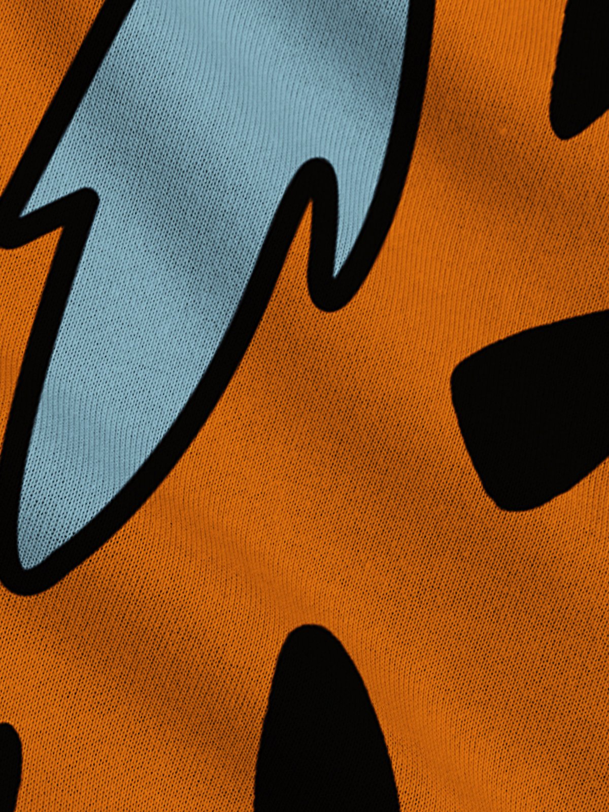 JoyMitty 50's Retro Cartoon Orange Men's Hoodies Pocket Hoodie Stretch Plus Size Art Fun Sweatshirts