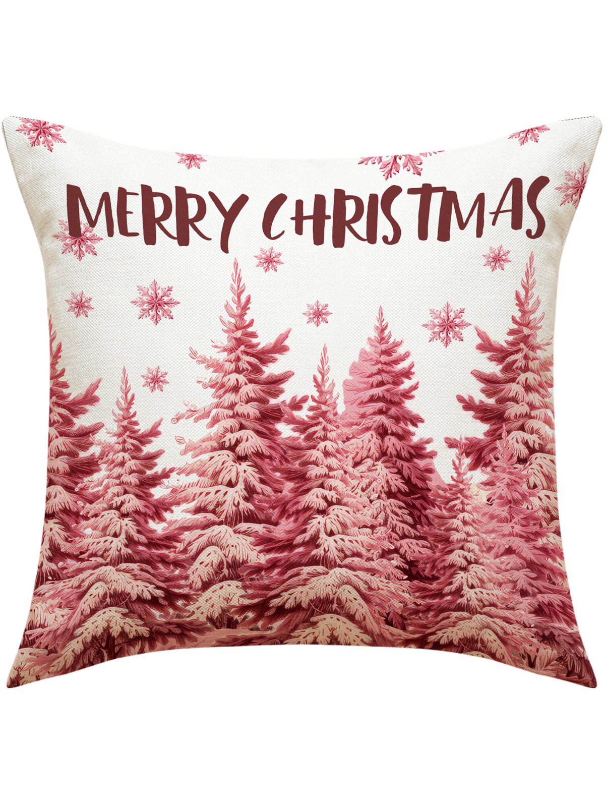 Christmas Santa Claus Christmas Tree Print Pillowslip