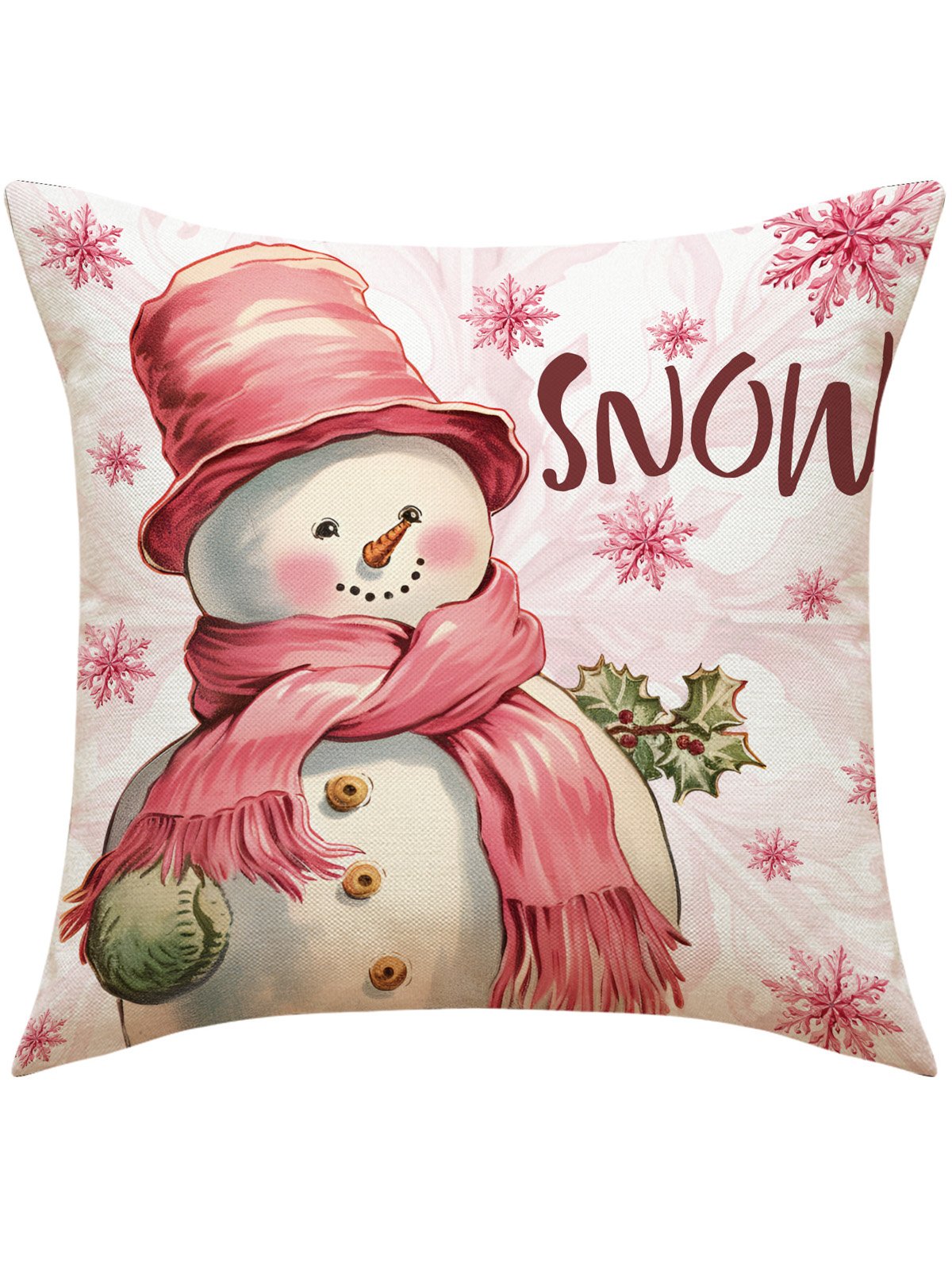 Christmas Santa Claus Christmas Tree Print Pillowslip