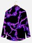  Men's Urban Fashion Shirts 3D Lightning Gradient Art Large Size Easy Care Trendy Casual Shirts